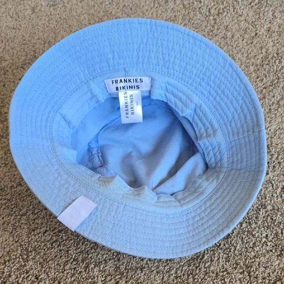 Frankie's Bikinis Sky Blue Bucket Hat - Picture 3 of 4